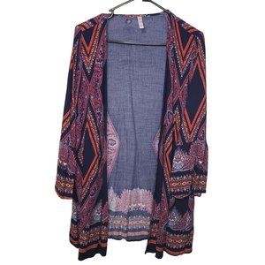 Xhilaration Boho Color Block Kimono